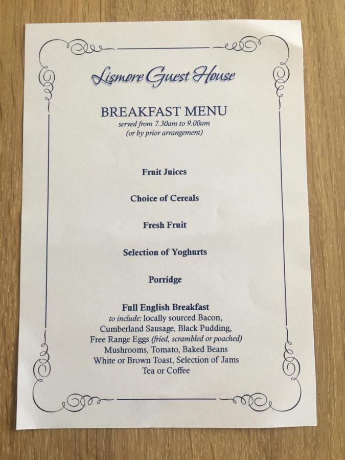 Lismore Guest House Whitehaven Eksteriør billede